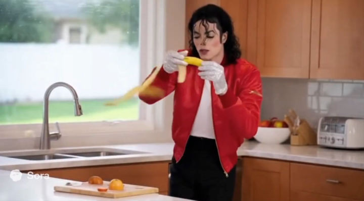 ▲ Sora 2 能「弥补」Micheal Jackson 没做过的表演