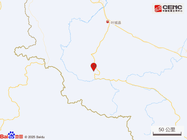 新疆喀什地区叶城县发生3.3级地震，震源深度66千米