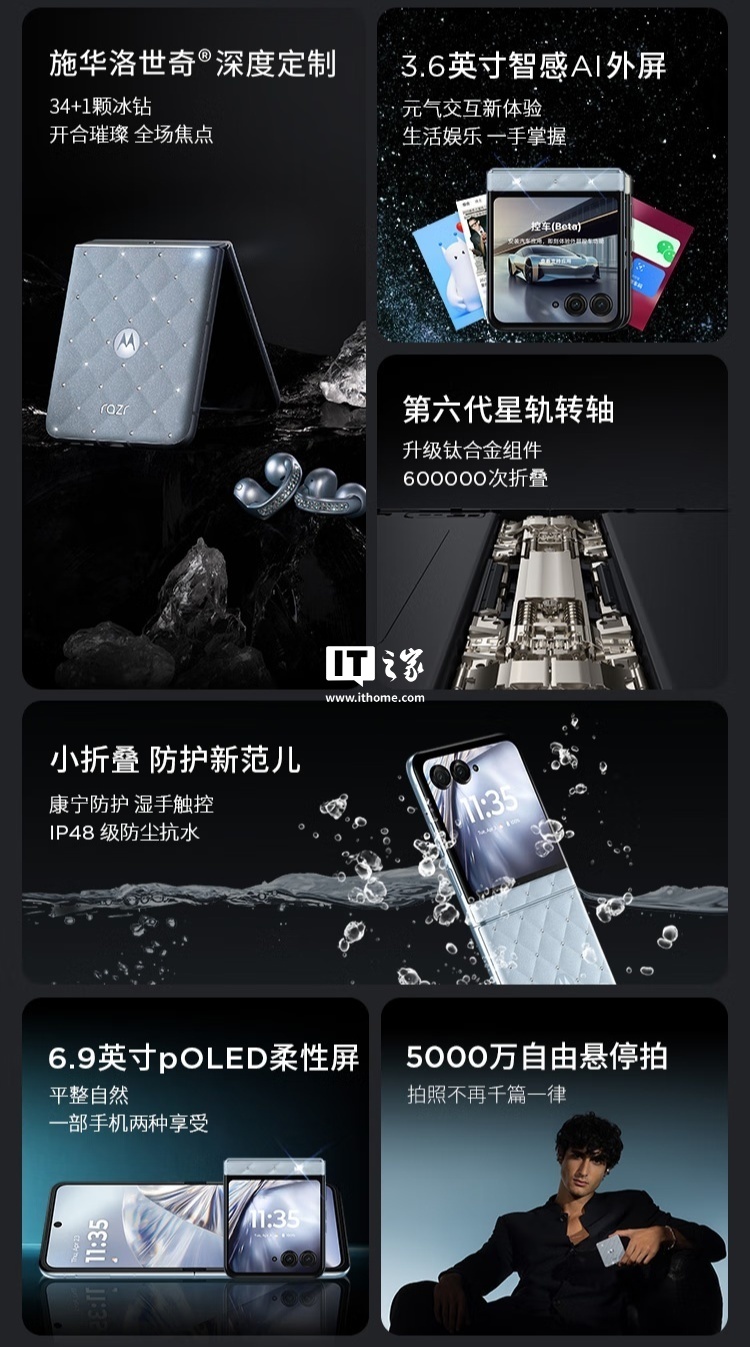 京东联想 moto razr 60 第六代折叠屏手机・冰钻版礼盒4699 元直达链接