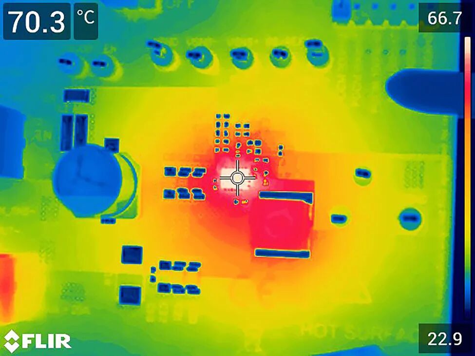 图 4-1 增强型 HotRod QFN 封装热性能图像