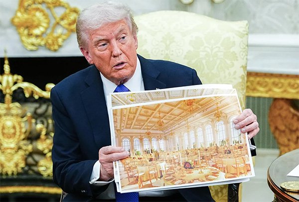 从2亿到3亿、从拆一部分到全拆,特朗普的白宫宴会厅越来越大却无人能阻止