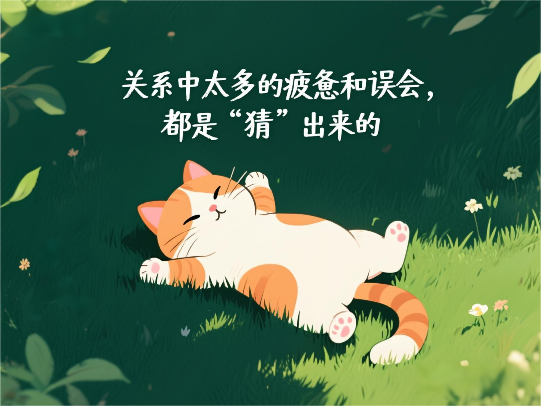 舒服的关系是凡事不用猜