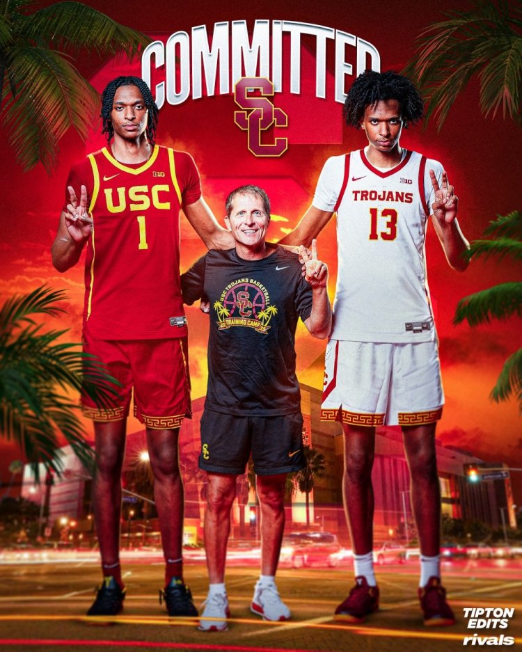 NBA名宿拉特利夫双胞胎儿子承诺南加大!均为四星七尺内线!