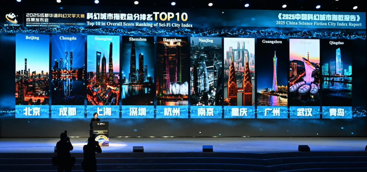 ▲2025中国科幻城市指数报告发布