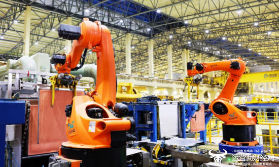 （阳新弘盛铜业智能工厂车间自动化生产线）