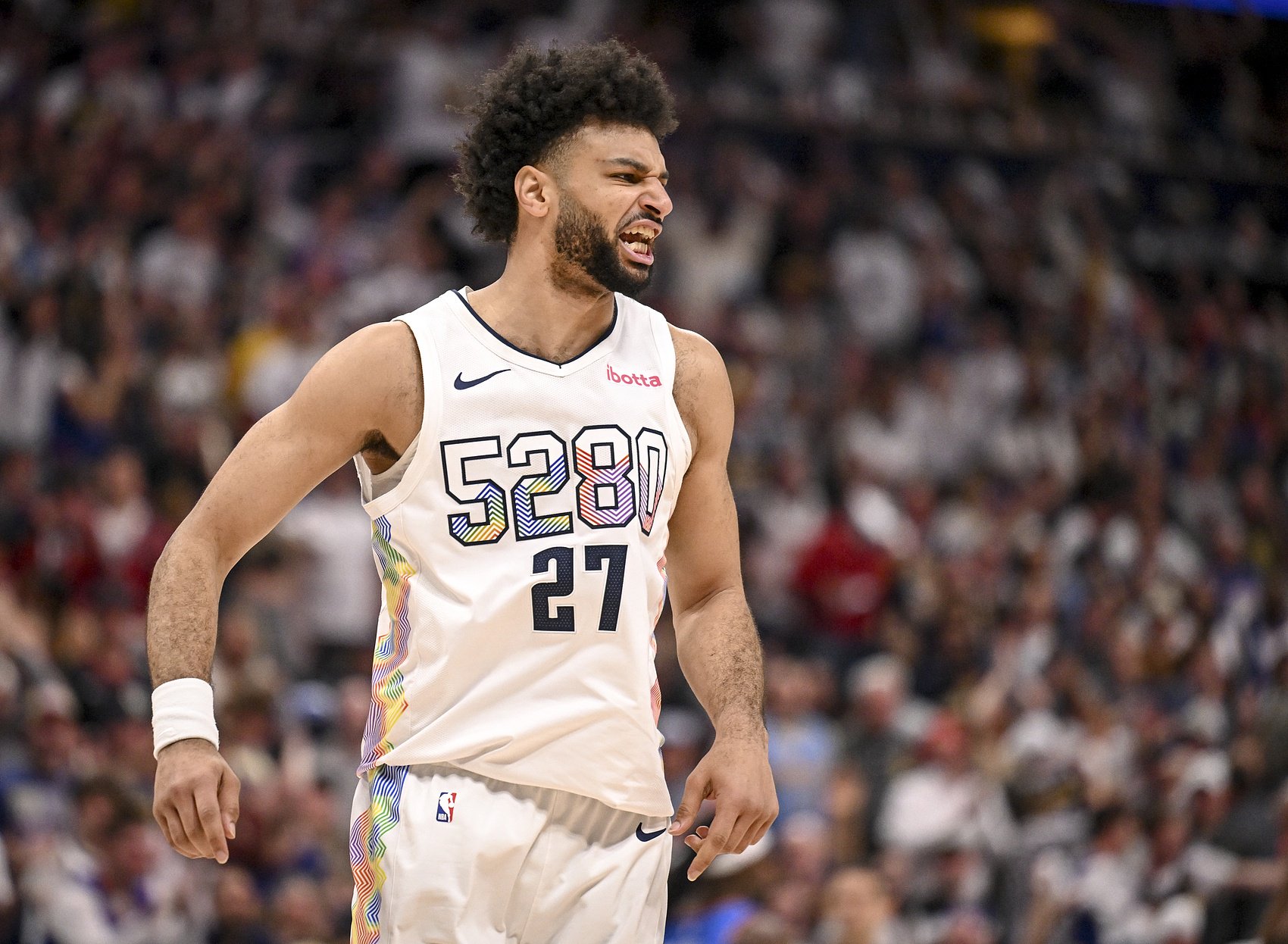 数据胜利全都要!穆雷斩获40+时 掘金战绩为7胜0负!