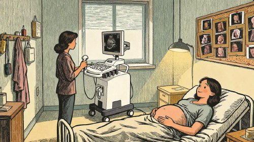 B超机出现在“孕婴摄影”机构