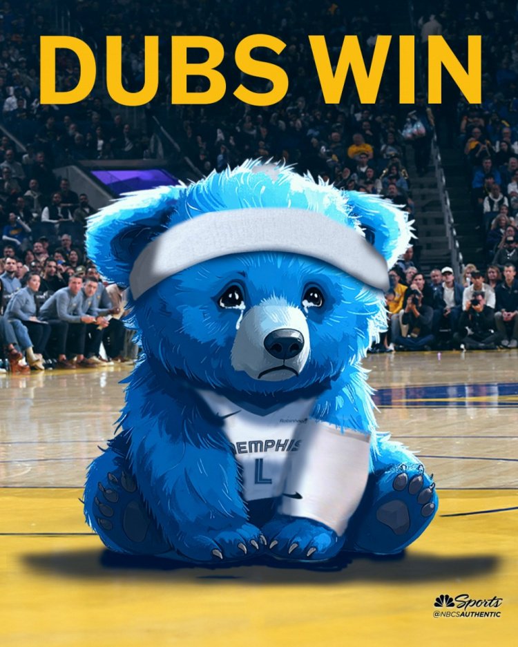 哭泣的小熊！湾区媒体晒图嘲讽：没有败绩 哪叫灰熊？