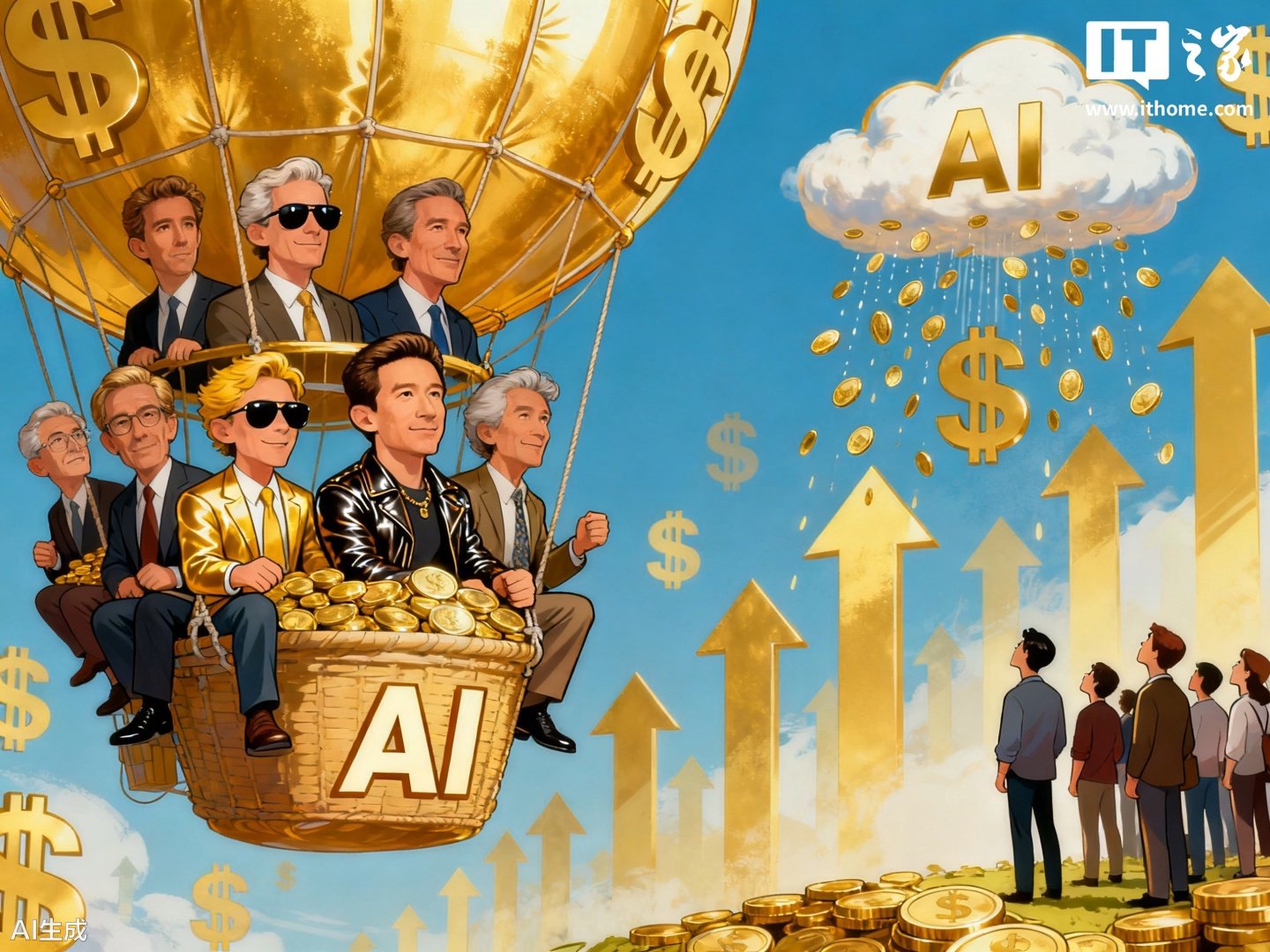 受惠于“AI 热潮”，世界前10 首富今年财富激增超5000 亿美元