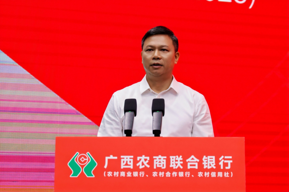 自治区人民政府副秘书长黄瀚讲话