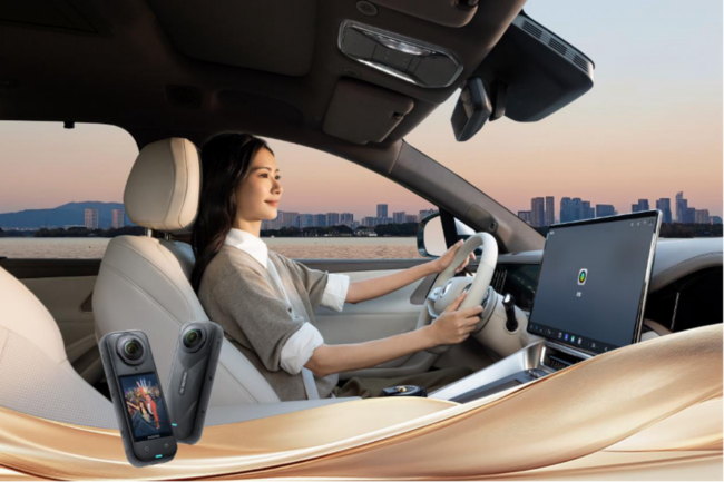 【影石Insta360 X5与车机互联】