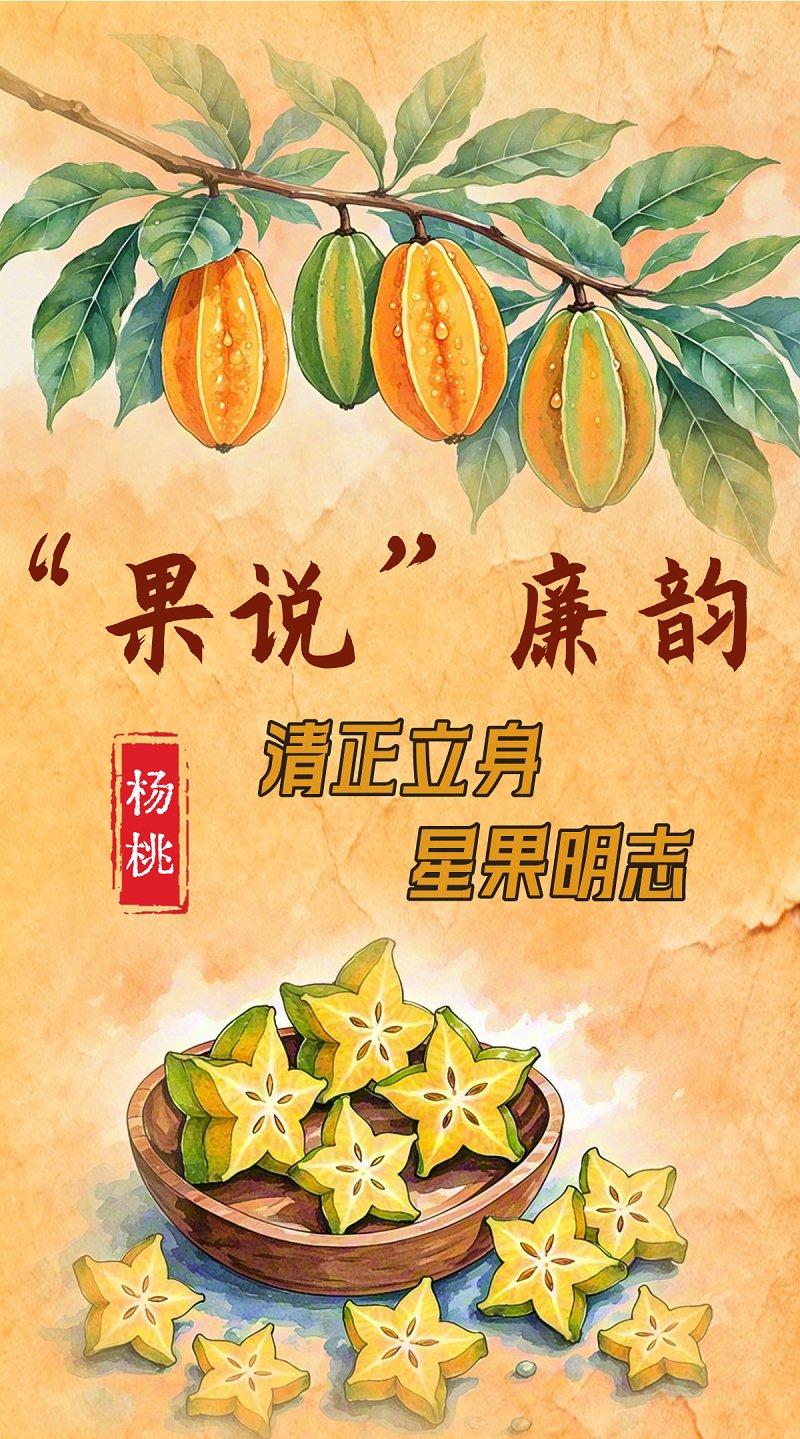 “果说”廉韵丨杨桃:清正立身 星果明志