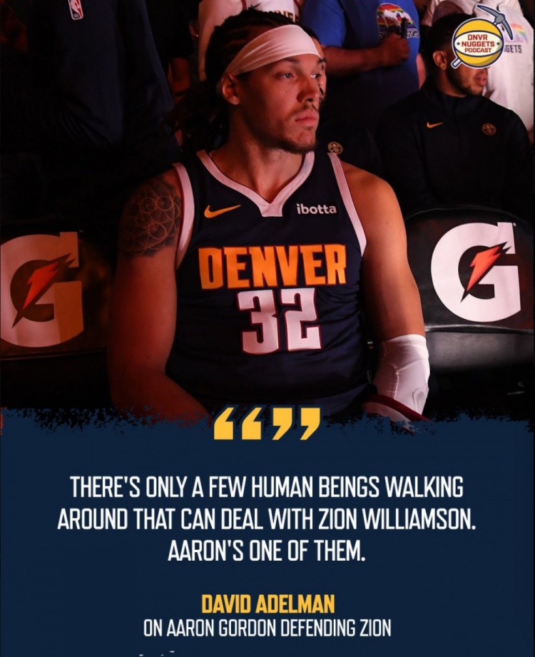 阿德尔曼：只有少数人能够对付锡安 阿隆-戈登就是其中之一