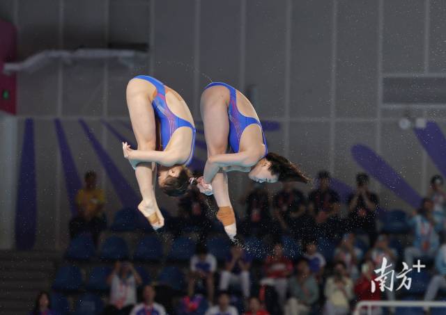 全红婵时隔半年复出“首秀”！广东队斩获十五运会跳水项目首金