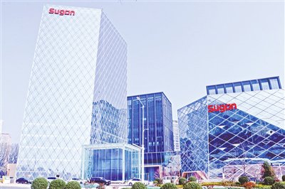 青岛“海之心”人工智能计算中心。 崂山区委宣传部供图