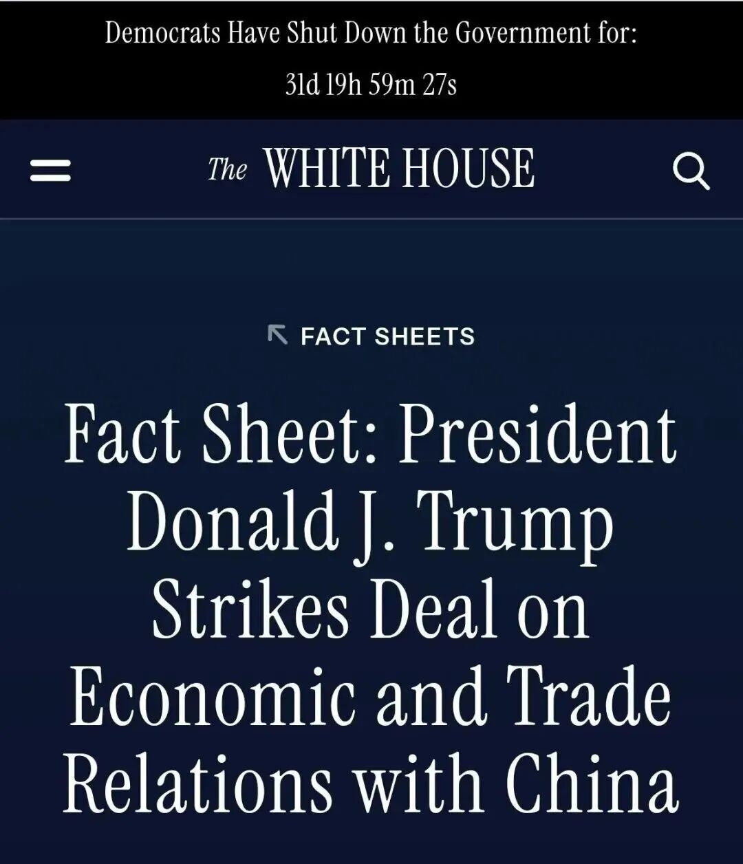 官宣！11月10日起正式降低对华关税！