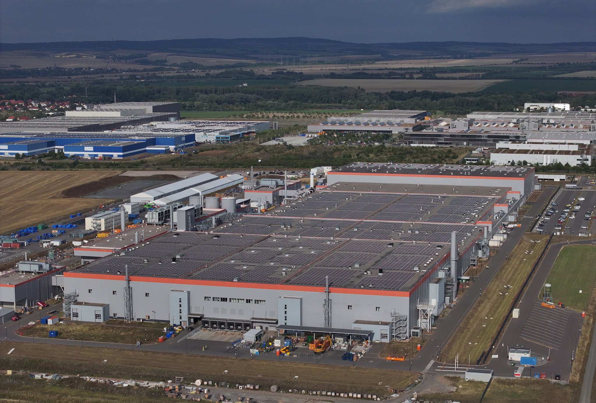 宁德时代在德国阿恩施塔特的工厂 | 图片来源：视觉中国