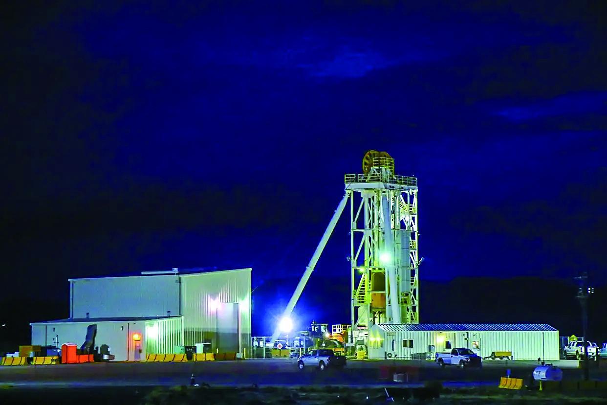 美國“亞臨界試驗主地下實(shí)驗室”的特朗提恢外景