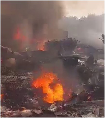 苏丹军方：一架军用运输机因技术故障坠毁，机组人员全部遇难