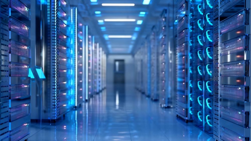 未来光子服务器集群概念图