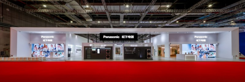 图：第八届进博会松下展台