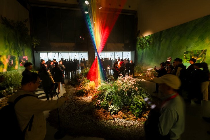 实景搭建的艺术风格花园