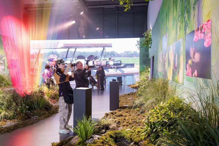 实景搭建的艺术风格花园