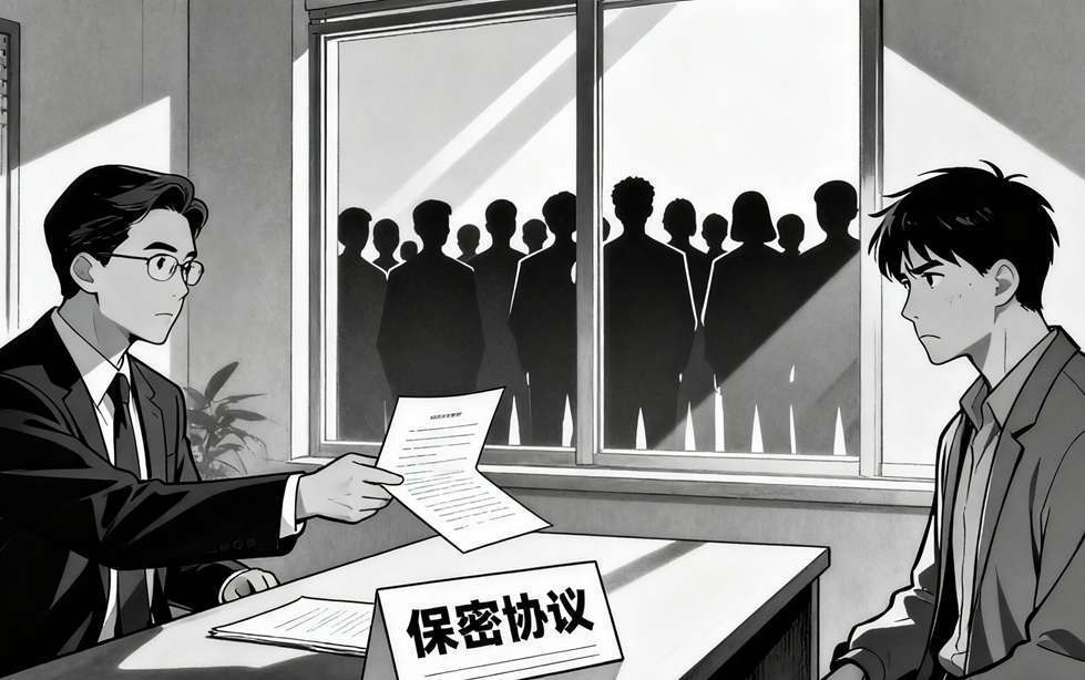 图片：AI生成；签署保密协议