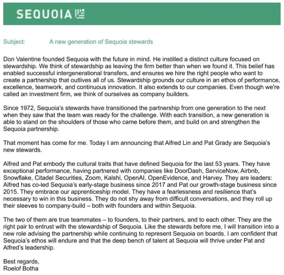 红杉资本“掌门人”突遭罢免！“这是‘起义’”，知情人士：他的情商与智力并不匹配！华裔大佬上位，公司进入“双话事人”模式