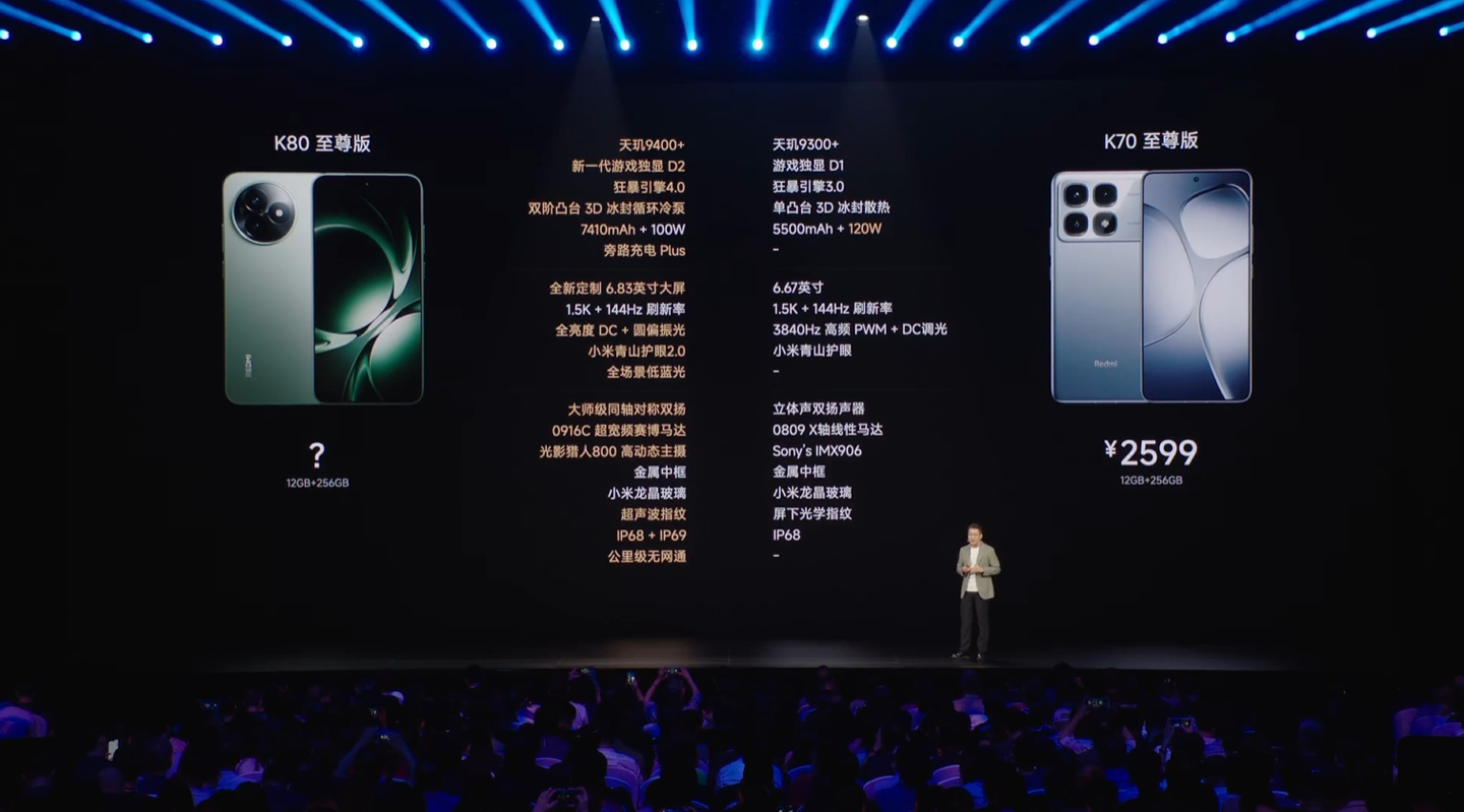 京东小米 REDMI K80 至尊版天玑 9400+ 7410mAh 大电池国补后 1631.75 元点此前往