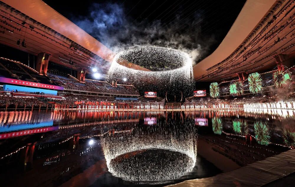 这是开幕式现场。新华社记者 潘昱龙 摄