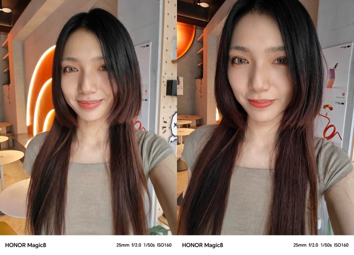 ▲ 左：自然模式；右：经典模式