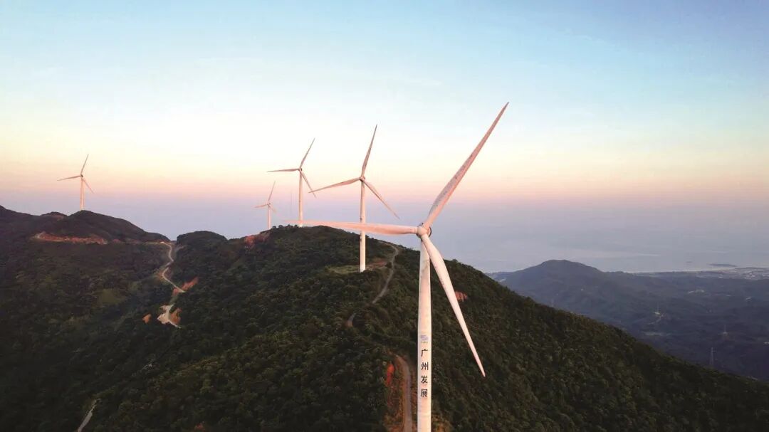 观音山风力发电项目。惠州日报记者李松权 摄
