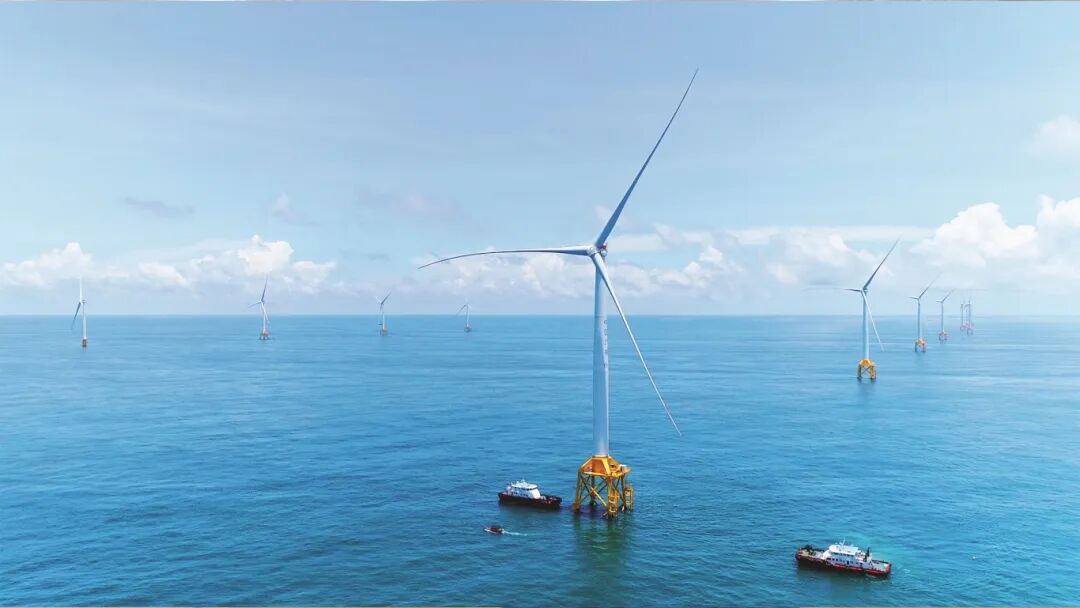 海上风电。惠州日报记者伍磊 通讯员廖金燕 摄