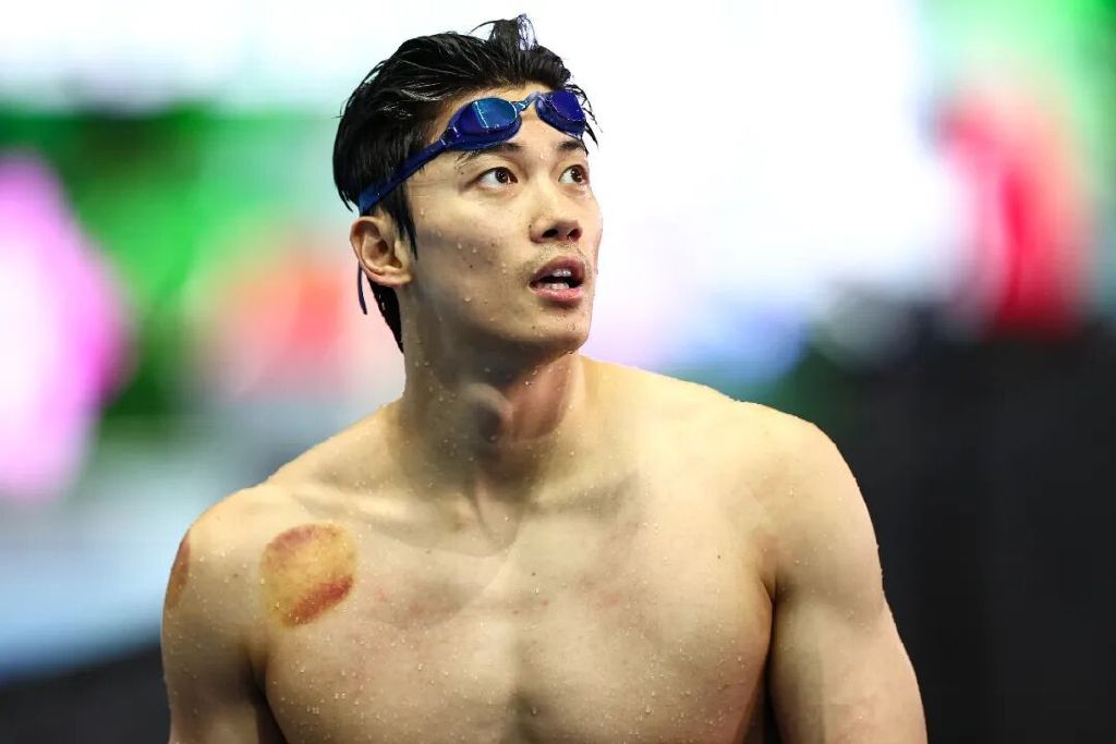 2025年7月31日，汪顺参加2025新加坡游泳世锦赛男子200米自由泳决赛。图片来源：视觉中国