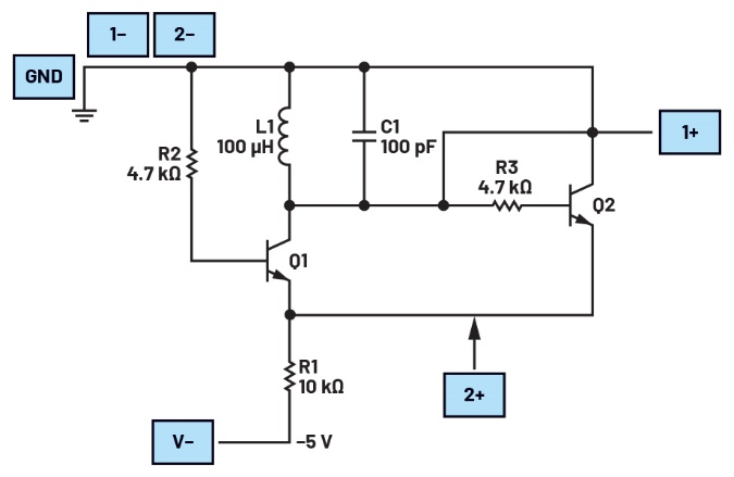 图3 Peltz振荡器电路