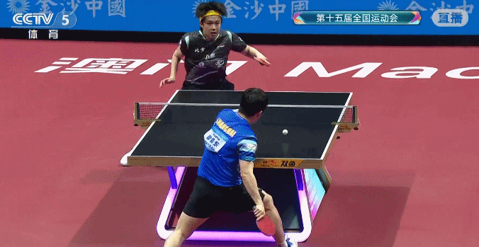 △第二局比赛精彩画面