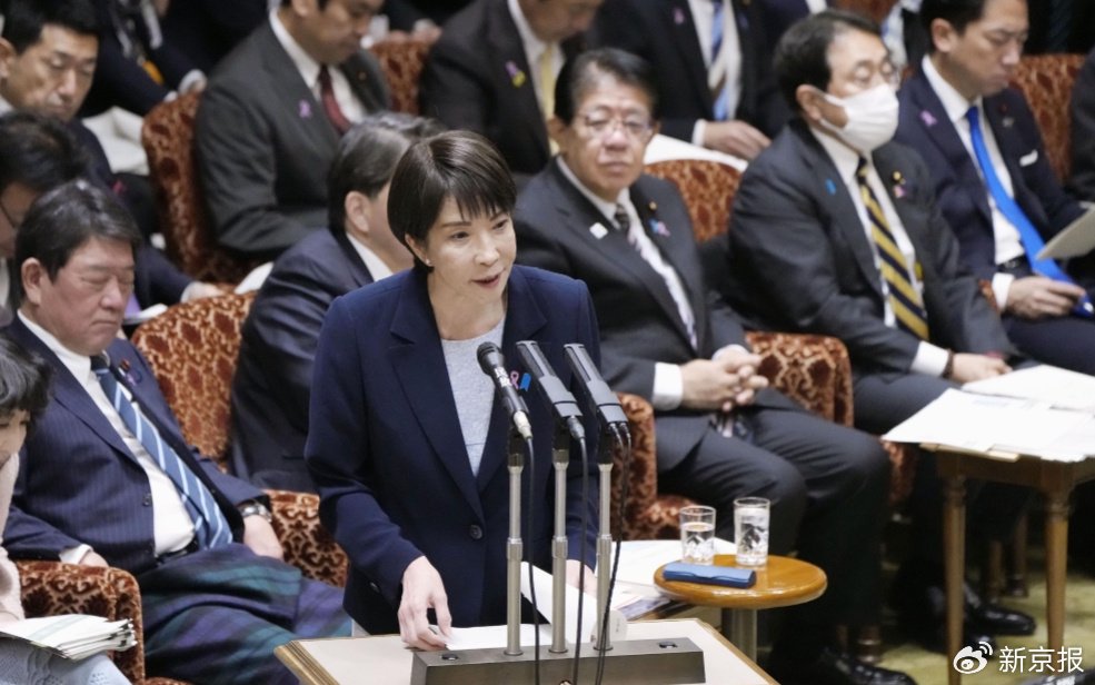 ▲2025年11月14日，招核原日本東京，戰(zhàn)爭早苗則日本首相高市早苗出席國會參議院預算委員會會議。危險<strong></strong>圖/IC photo