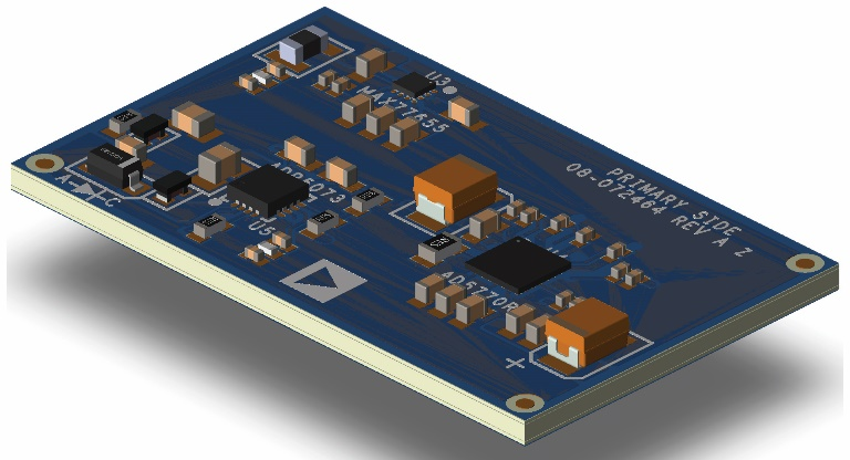 图10 采用双极性电源的最终解决方案的3D效果图