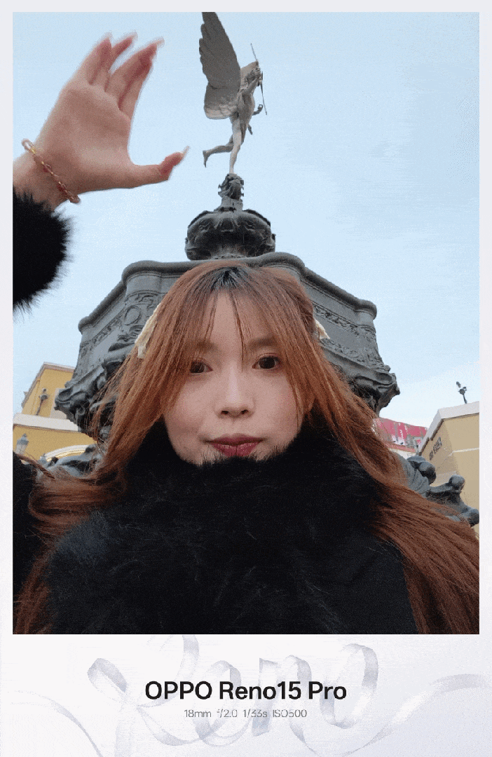 OPPO Reno15 Pro超广角实况自拍