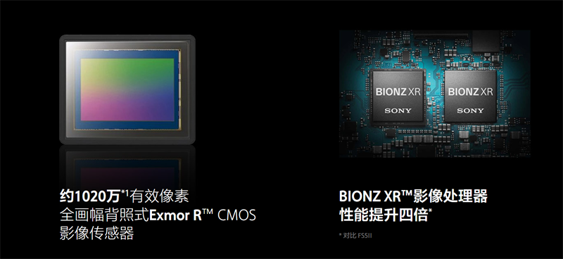 索尼FX3A搭载全画幅背照式Exmor R™ CMOS影像传感器和BIONZ XR™影像处理器