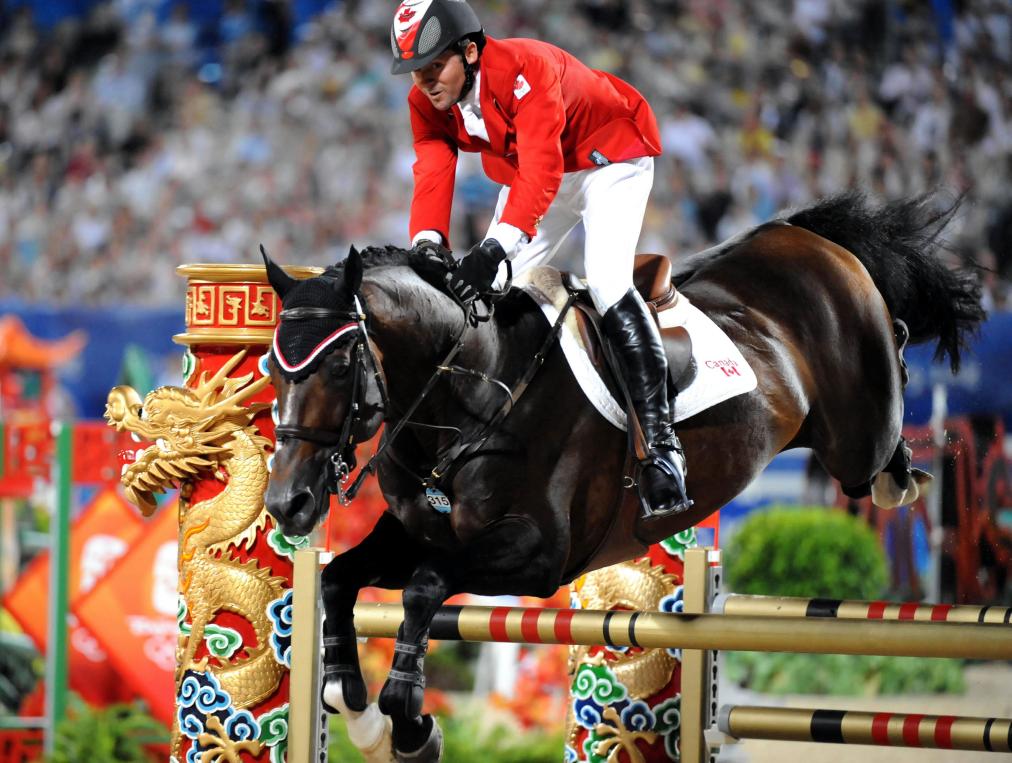 2008年8月21日,北京奥运会马术场地障碍个人赛决赛在香港沙田奥运马术