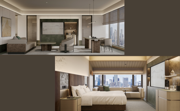 图：全季大观客房设计效果图