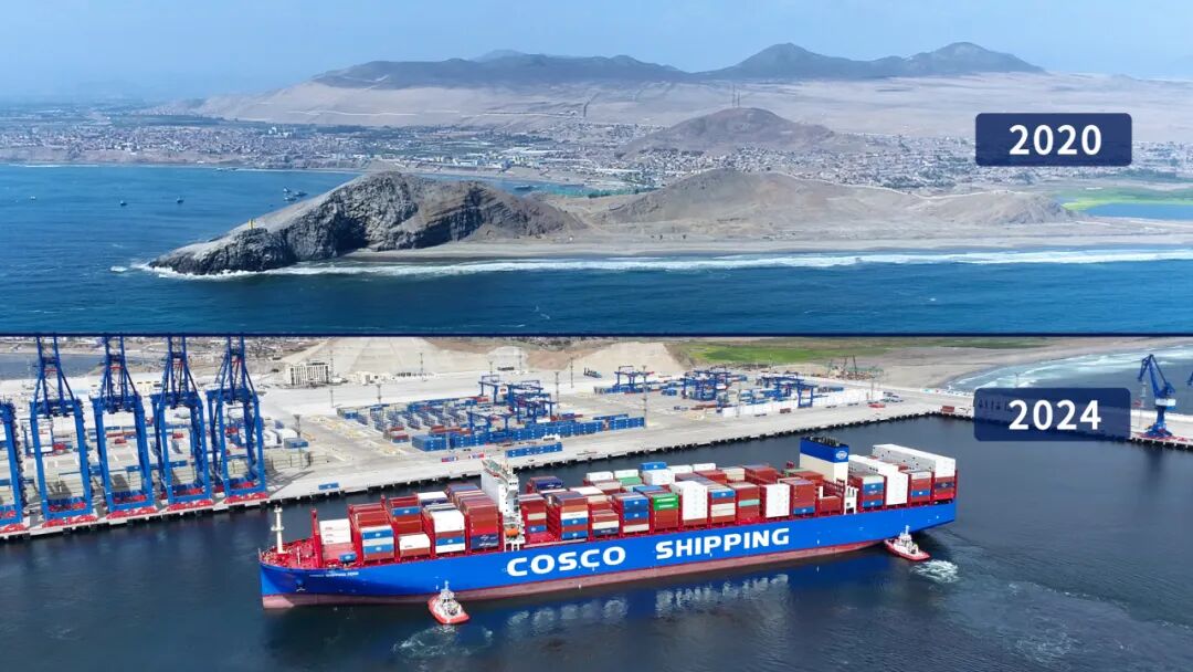 钱凯港今昔对比建设图