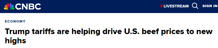 美国消费者新闻与商业频道报道截图