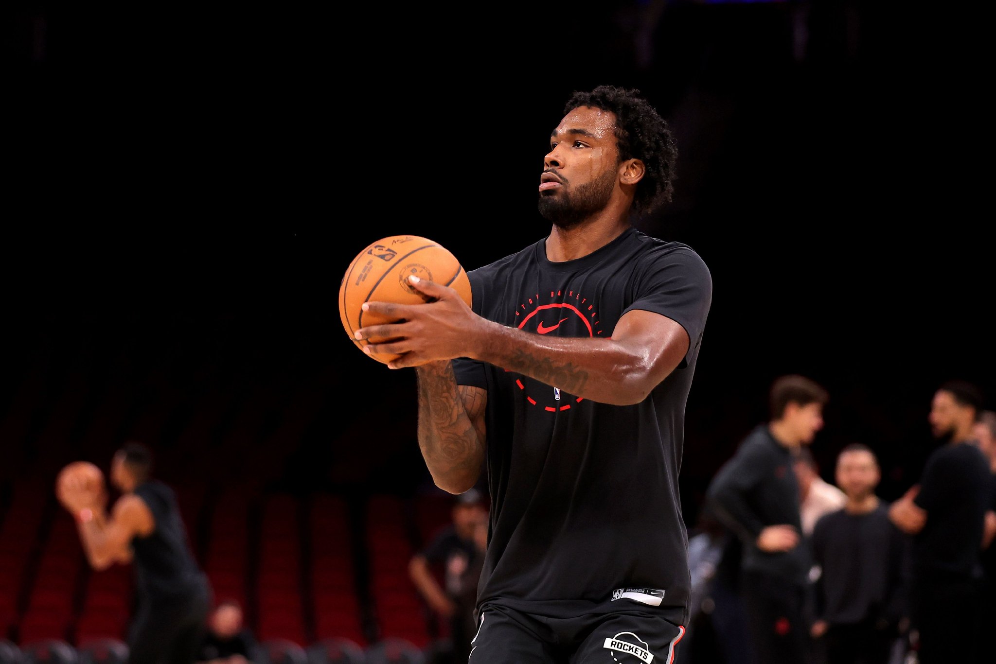 大空位三分命中率榜：伊森65.6%第1 谢泼德59.5%第3 八村塁第4