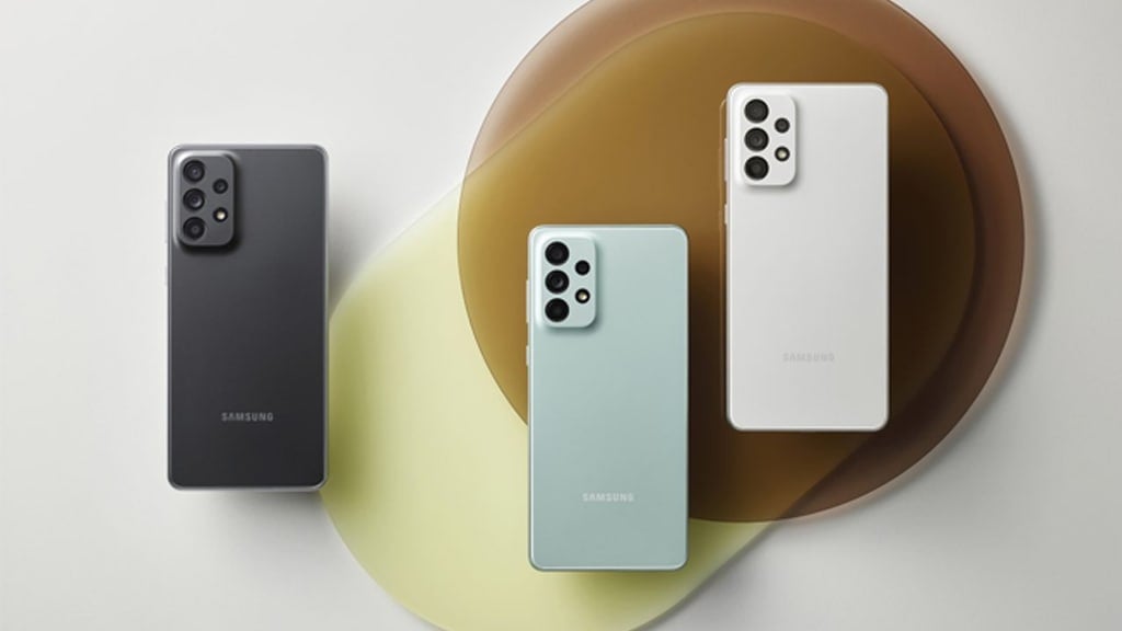 上图为 Galaxy A73