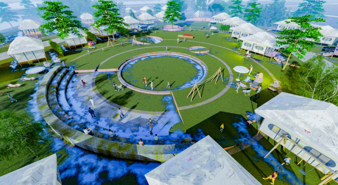 ▲ 飞向人马座-启航营地项目示意图