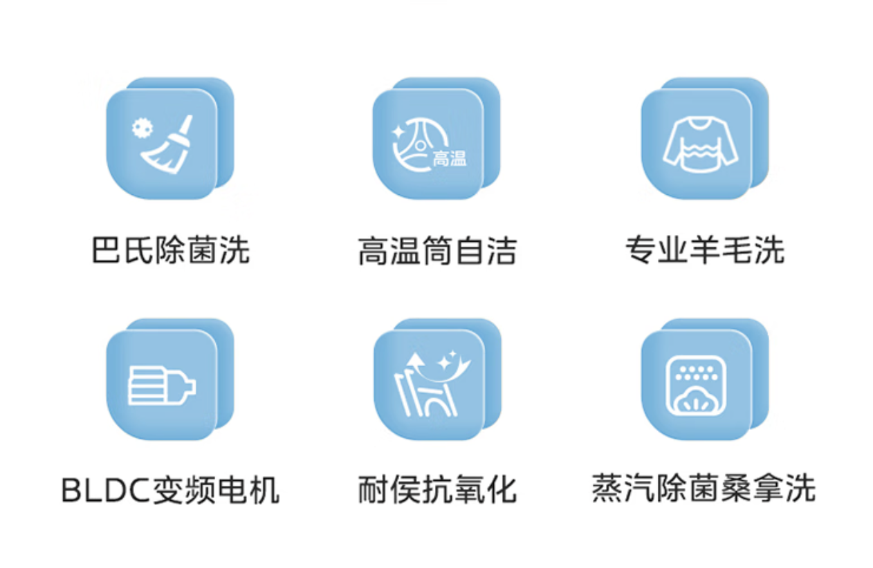 京东美的滚筒洗衣机 10kgMG100V11FPRO国补后 879 元领 100 元券
