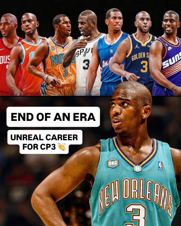 彩虹球衣！保罗效力过球队：黄蜂 快船 火箭 雷霆 太阳 勇士 马刺